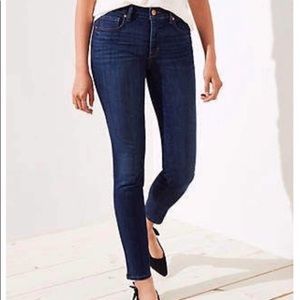 Curvy skinny size 10 Loft jeans- like new